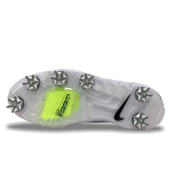 Nike Air Zoom Victory Tour Mens Golf Cleats White/Chrome-LT British Tan New$180 - Picture 7 of 7